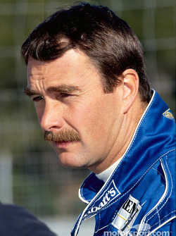 Nigel Mansell pendant son test