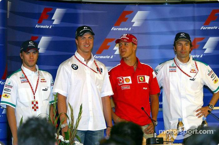 Conferencia de prensa de la FIA del jueves: Nick Heidfeld, Ralf Schumacher, Michael Schumacher y Heinz-Harald F