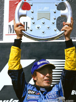 Podio: el ganador Fernando Alonso