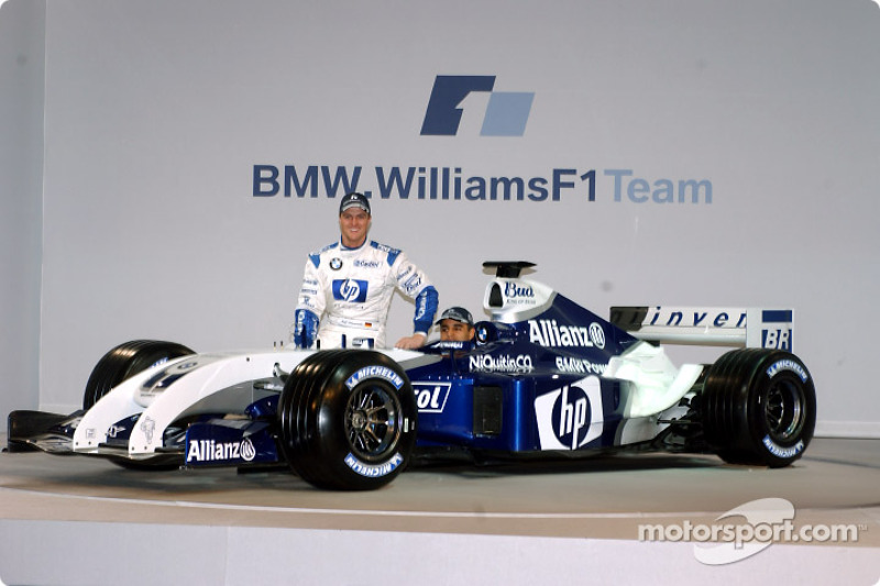 Ральф Шумахер і Хуан-Пабло Монтойя з новим Williams FW26 BMW