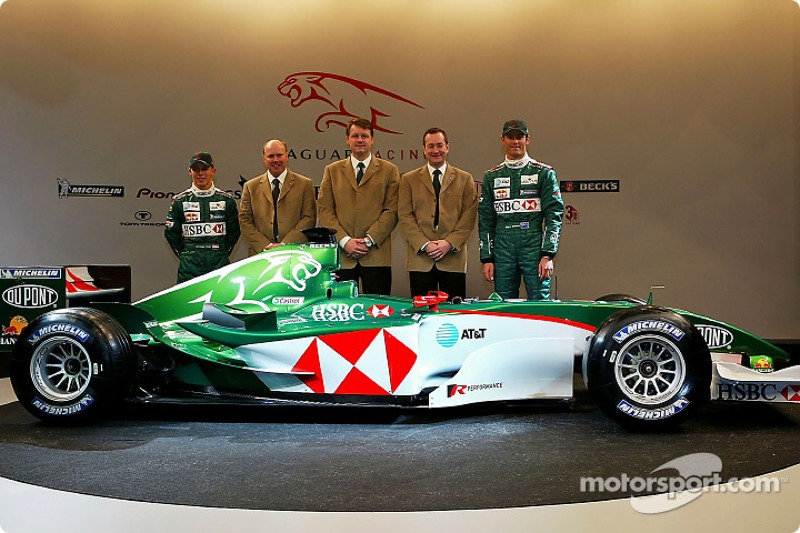 Christian Klien, Director de ingeniería para Jaguar Racing, Ian Pocock, Gerente Director de Jaguar R