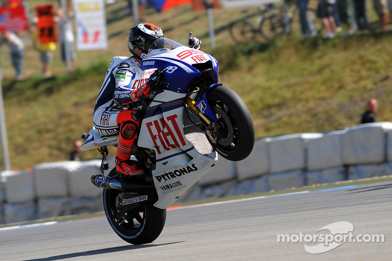 Race winnaar Jorge Lorenzo, Fiat Yamaha Team