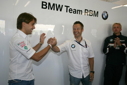 Augusto Farfus BMW Team RBM BMW 320si und Andy Priaulx BMW Team RBM BMW 320si