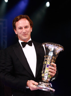 FIA Formula One World Championship: Christian Horner, Red Bull with the Constructors' trophy