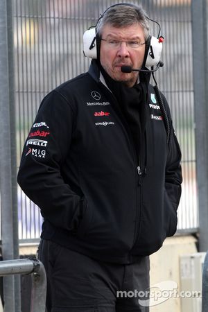 Ross Brawn, director de equipo, Mercedes GP