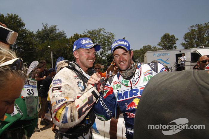 #16 BMW: Frans Verhoeven y #1 KTM: Marc Coma