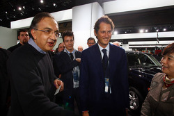 Sergio Marchionne, PDG Fiat/Chrysler et John Elkan président de FIAT
