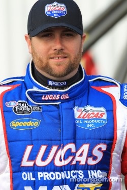 Shawn Langdon, driver of the Lucas Oil / Speedco dragster