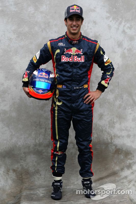 Daniel Ricciardo piloto de prueba, Scuderia Toro Rosso