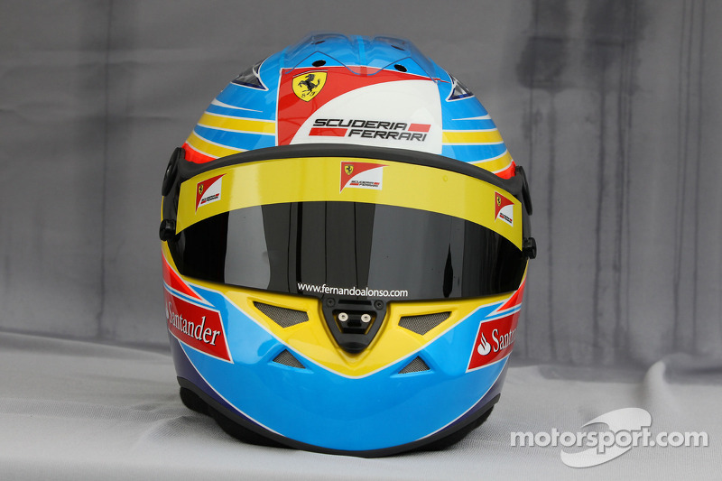 Helmet of Fernando Alonso, Scuderia Ferrari 