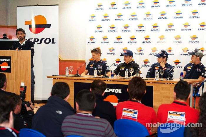 Dani Pedrosa, Casey Stoner, Andrea Dovizioso y Marc Márquez