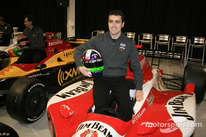 Dario Franchitti in the No. 27 Klein Tools Jim Beam Dallara Honda Firestone that he will drive in 2006