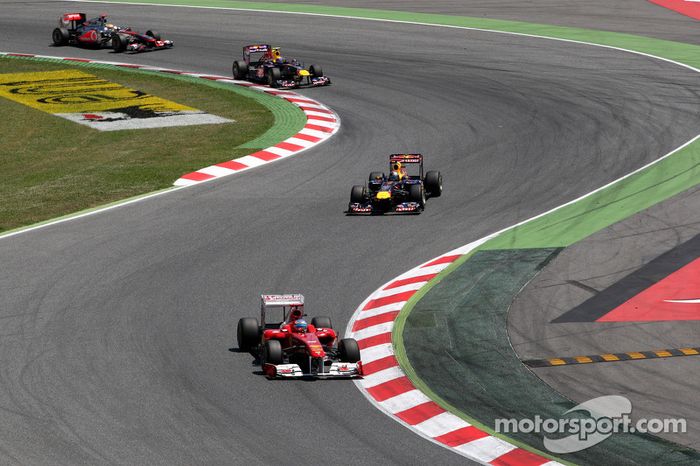 Fernando Alonso, Scuderia Ferrar y Sebastian Vettel, Red Bull Racing