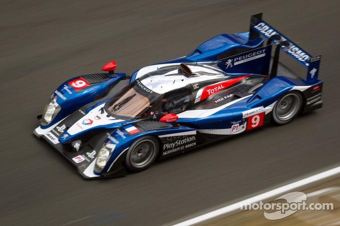 #9 Team Peugeot Total Peugeot 908: Sébastien Bourdais, Simon Pagenaud, Pedro Lamy