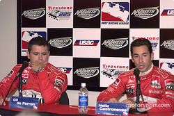Post qualifying press conference: Gil de Ferran and Helio Castroneves