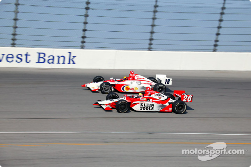 Ed Carpenter et Dan Wheldon