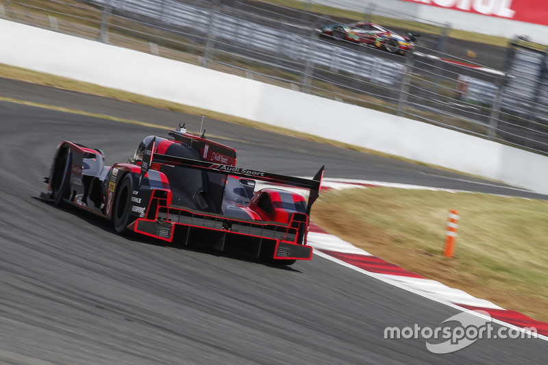 #8 Audi Sport Team Joest, Audi R18 e-tron quattro: Lucas di Grassi, Loic Duval, Oliver Jarvis