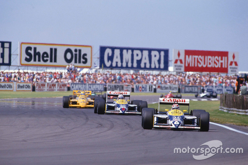Silverstone 1987: Heimsieg nach Duell mit Nelson Piquet