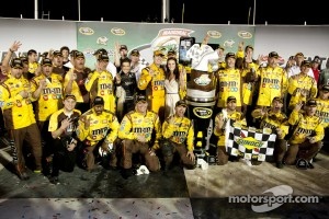 Many fans never got to see Kyle Busch celebrate his win at Kentucky last year