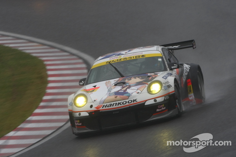 #34 Haruhiracing Hankook Porsche: Hiroshi Takamori, Michael Kim