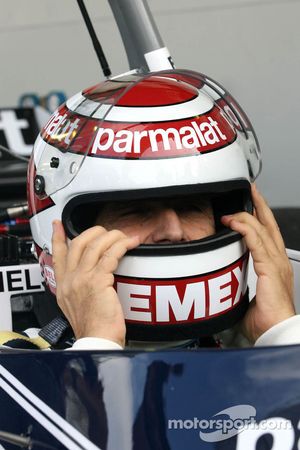 Nelson Piquet, drives the Brabham BT49