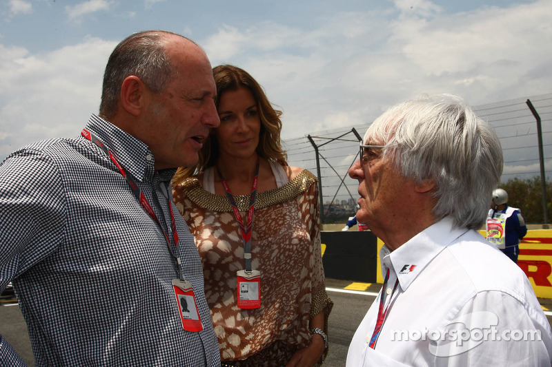 Ron Dennis mit Bernie Ecclestone