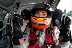 Cyndie Allemann tests the Hitotsuyama Racing Audi R8 LMS Super GT car