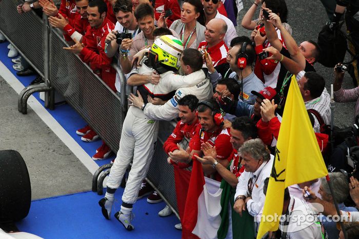 Segundo lugar Sergio Përez, Sauber F1 Team