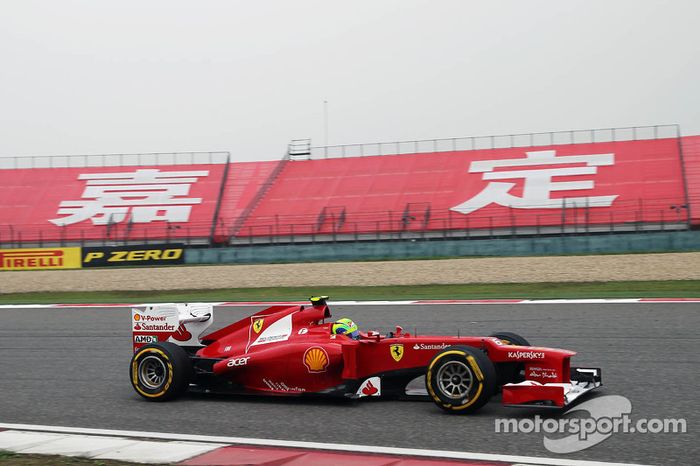 2012: Ferrari F2012 - 122 pontos, sétimo lugar no Mundial de Pilotos