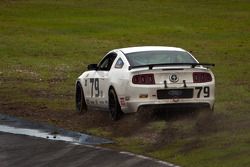 #79 Racers Edge Motorsports Mustang Boss 302R GT: Rod Randall, Todd Snyder goes off the track