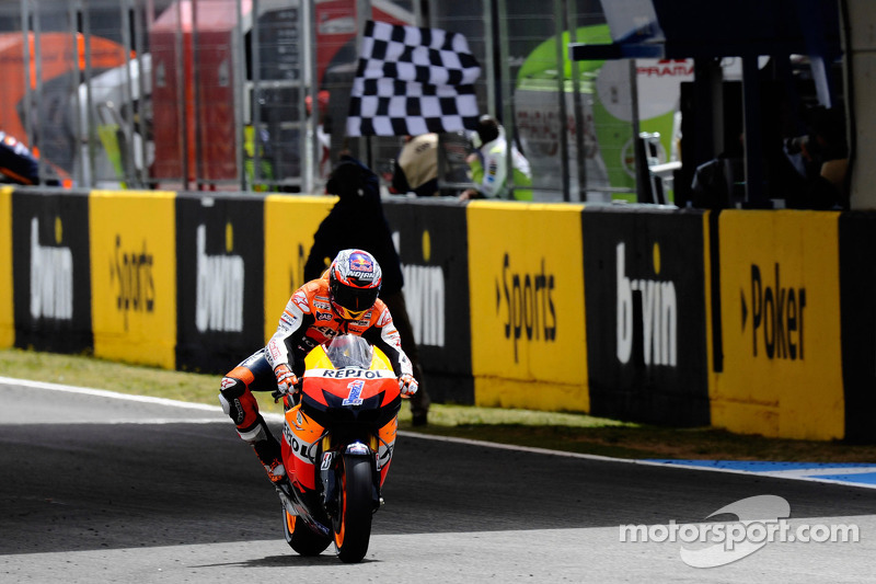 Victoire pour Casey Stoner, Repsol Honda Team