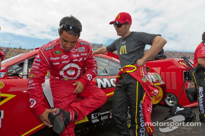 Juan Pablo Montoya, Earnhardt Ganassi Racing Chevrolet y Jamie McMurray, Earnhardt Ganassi Racing Ch