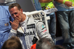 Terceiro colocado, Michael Schumacher, Mercedes AMG Petronas