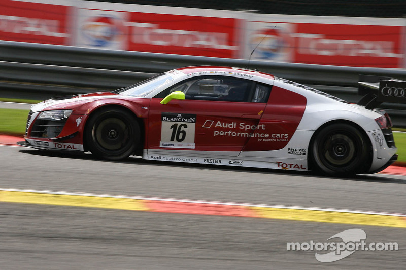 #16 Audi Sport Team Performance, Audi R8 LMS ultra: Andrea Piccini, Rene Rast, Frank Stippler