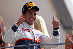 Podio: segundo lugar Sergio Pérez, Sauber
