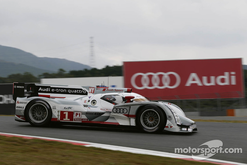 #1 Audi Sport Team Joest, Audi R18 e-tron quattro: Marcel Fässler, Benoit Tréluyer, Andre Lotterer