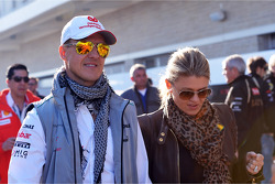 Michael Schumacher, Mercedes AMG F1 ve eşi Corinna Schumacher