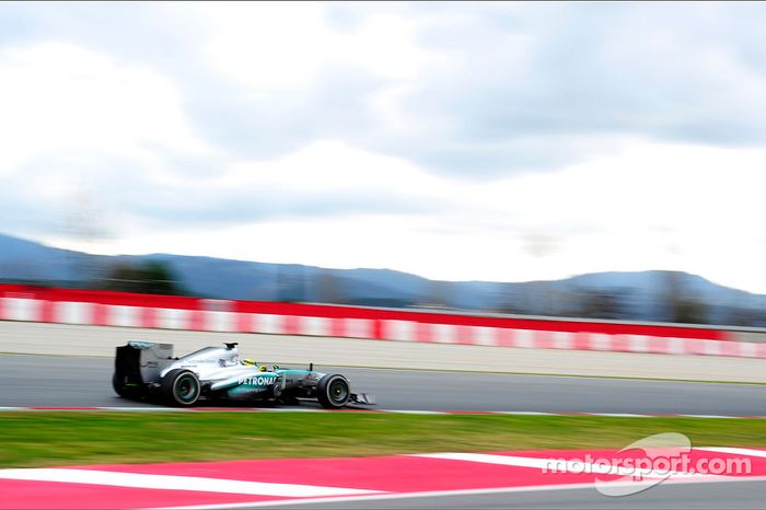 Mercedes lideró la pretemporada 2013