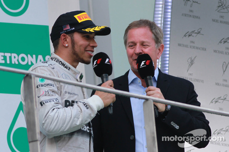 Podium: third place Lewis Hamilton, Mercedes AMG F1