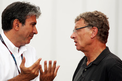 (Soldan-Sağa): Pasquale Lattuneddu, FOM ve Hermann Tilke, Circuit Tasarımcısı