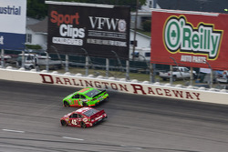 Juan Pablo Montoya and Danica Patrick