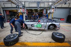 Pit stop practice for #53 SRT Motorsports Viper SRT GTS-R