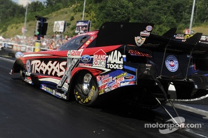 Courtney Force and John Force