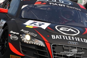 #13 Belgian Audi Club Team WRT Audi R8 LMS ultra: Frank Stippler, Edward Sandström