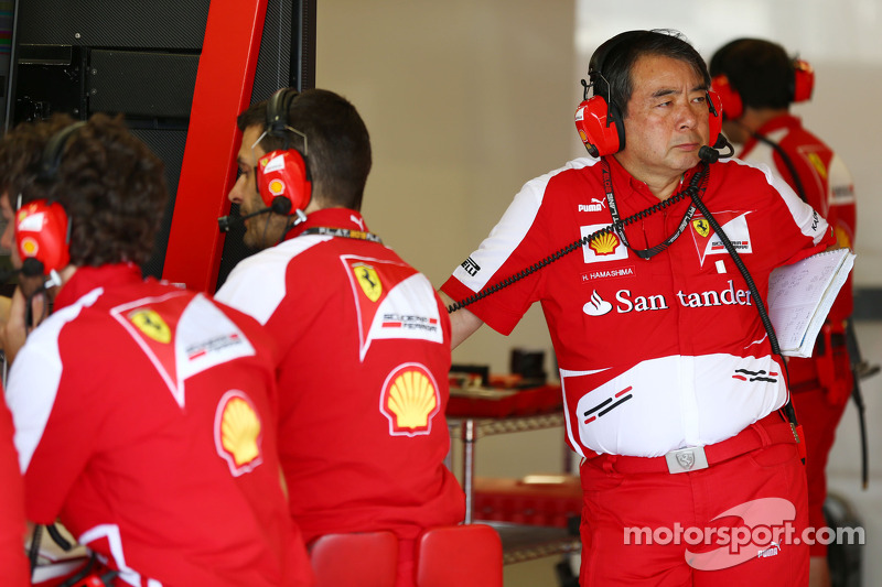 Hirohide Hamashima, Engenheiro de pneus da Ferrari