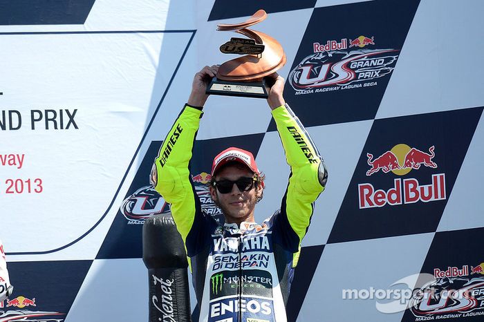 Tercer lugar Valentino Rossi, Yamaha Factory Racing