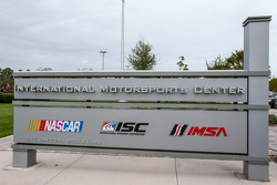Unveil of the addition of IMSA logos to signage outside the eight-story IMC building that is headquarters to IMSA, NASCAR and ISC