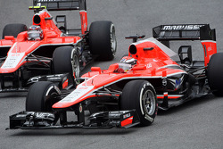 Jules Bianchi, Marussia F1 Team MR02 leads team mate Max Chilton, Marussia F1 Team MR02