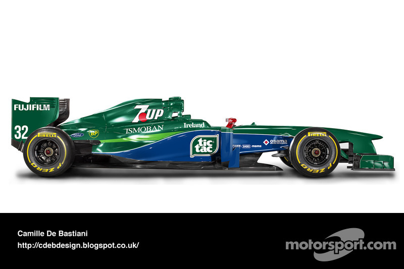 Formel-1-Auto im Retrodesign: Jordan 1991