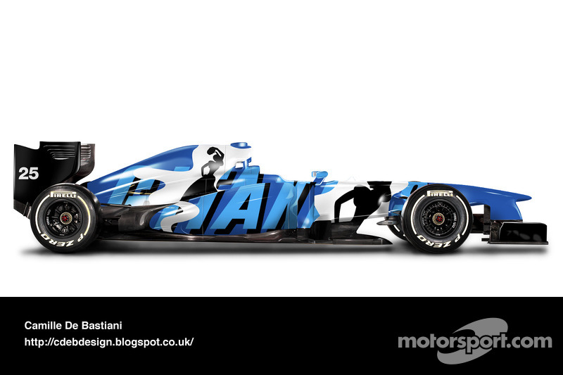 Formel-1-Auto im Retrodesign: Ligier 1993